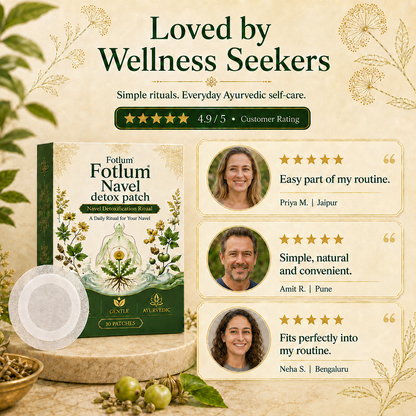 Fotlum Navel Detox Patch customer rating and wellness seeker reviews