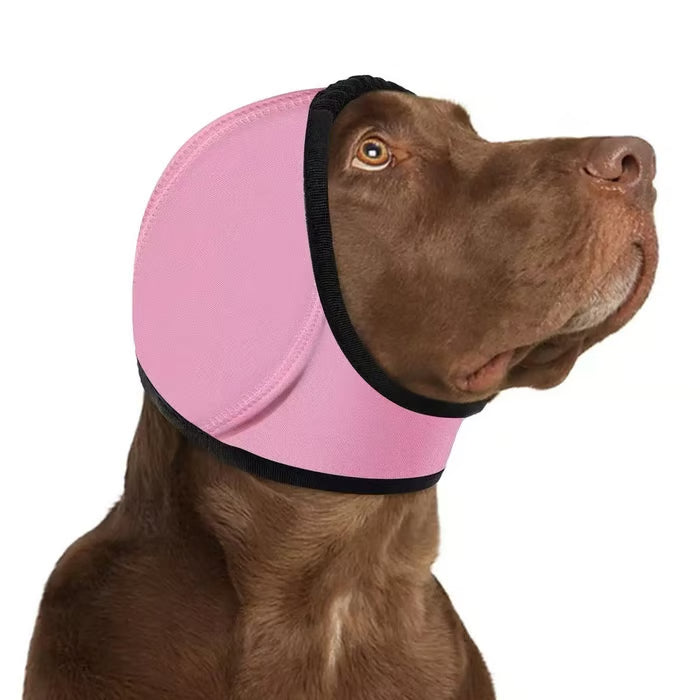 Pink dog ear muffs