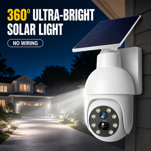⏰Sale 50% OFF - Solar-Powered Simulated Surveillance Camera Street Light