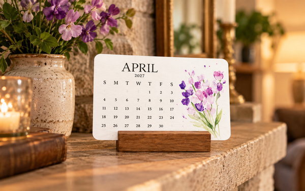 Plantable seed calendar display and planting guide 7