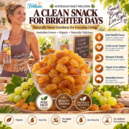 🥇🇦🇺 Australian Golden Raisins — Naturally Sweet & Golden☀️