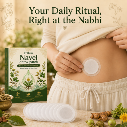 Fotlum Navel Detox Patch daily navel ritual lifestyle image