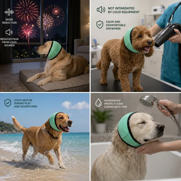 Protection Dog Ear Muffs Noise-Reducing & Anxiety-Calming Ear Cover🐾
