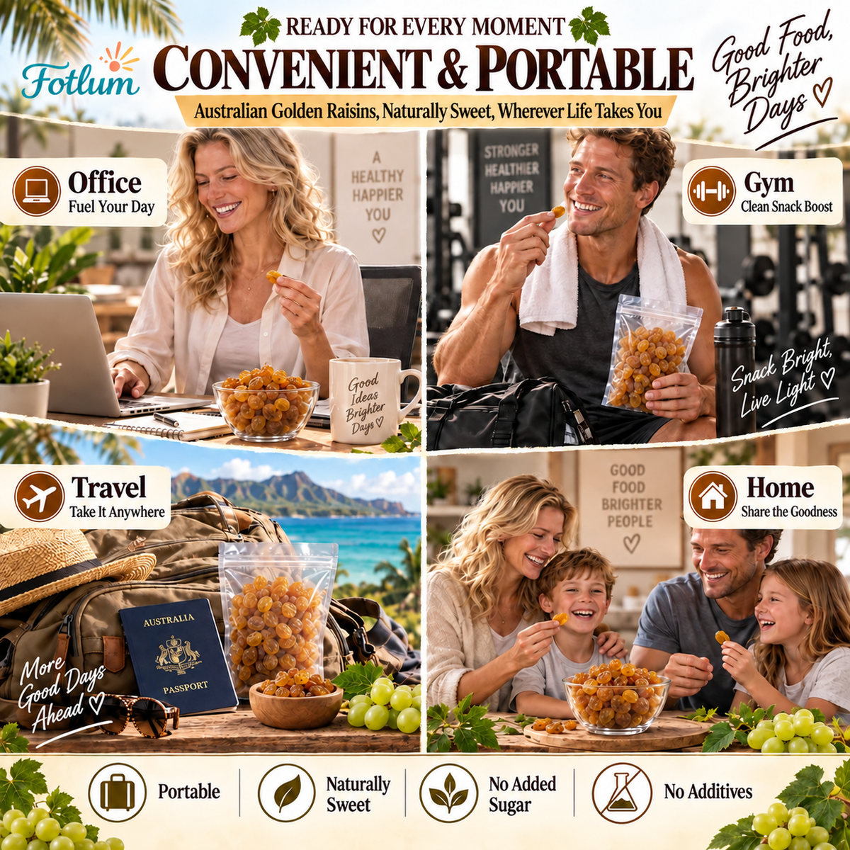 🥇🇦🇺 Australian Golden Raisins — Naturally Sweet & Golden☀️