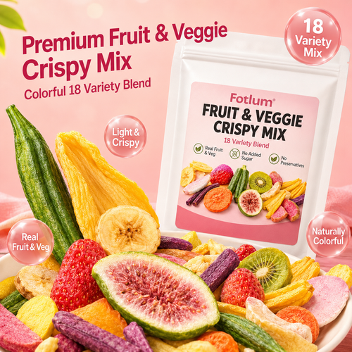 Premium Fruit & Veggie Crispy Mix – 18 Variety Blend image 1