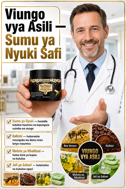 Bee Venom Cream natural ingredients overview