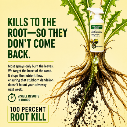 Weed and grass killer spray root action for stubborn weeds