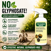 Glyphosate-free plant based weed and grass control spray