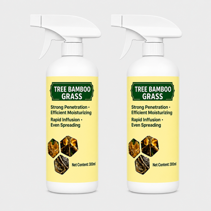 Two bottle bundle natural weed and grass killer spray
